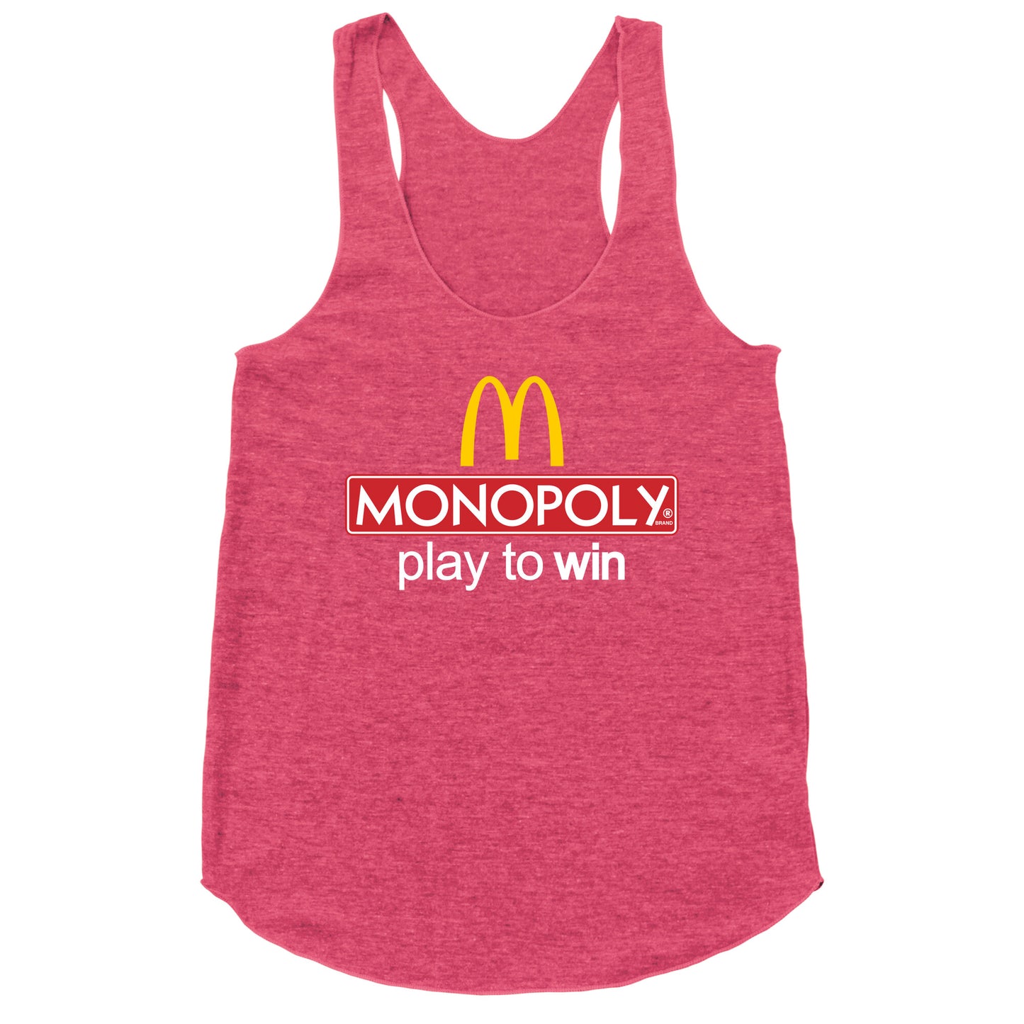 McDonalds Monopoly  Racerback Tank