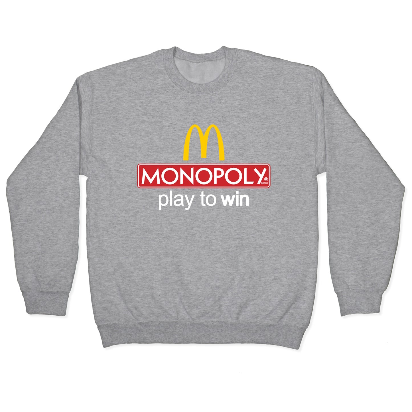 McDonalds Monopoly  Crewneck Sweatshirt