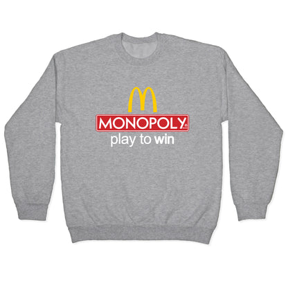 McDonalds Monopoly  Crewneck Sweatshirt