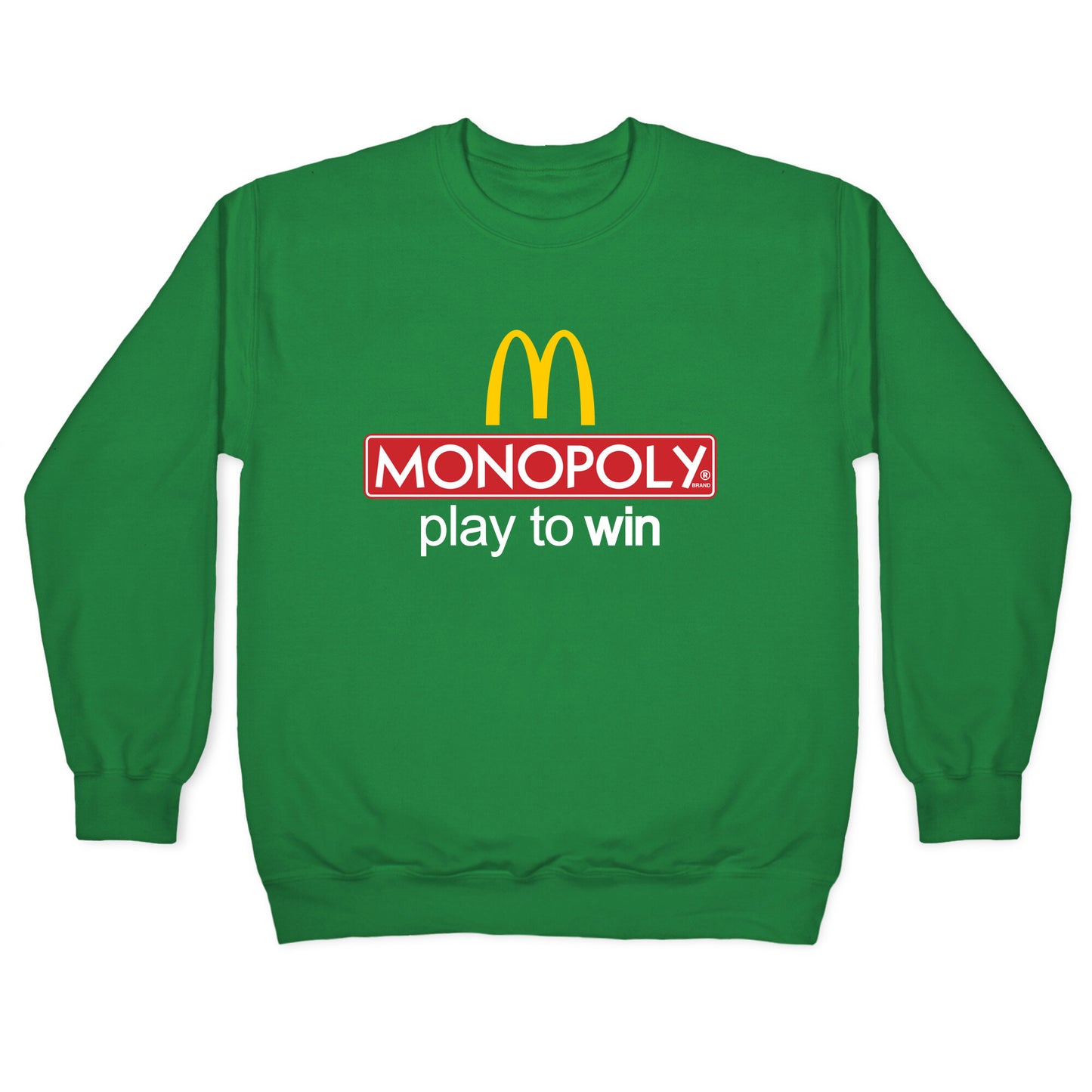 McDonalds Monopoly  Crewneck Sweatshirt
