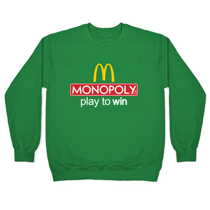 McDonalds Monopoly  Crewneck Sweatshirt