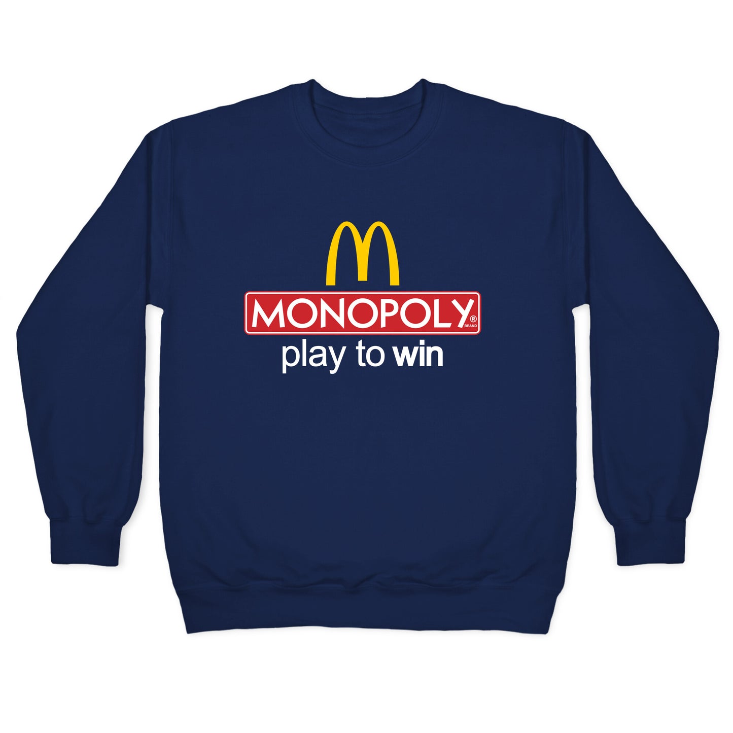 McDonalds Monopoly  Crewneck Sweatshirt
