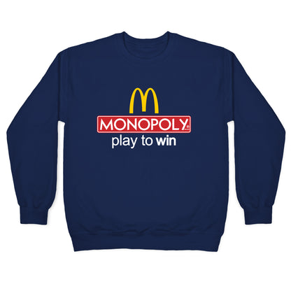 McDonalds Monopoly  Crewneck Sweatshirt