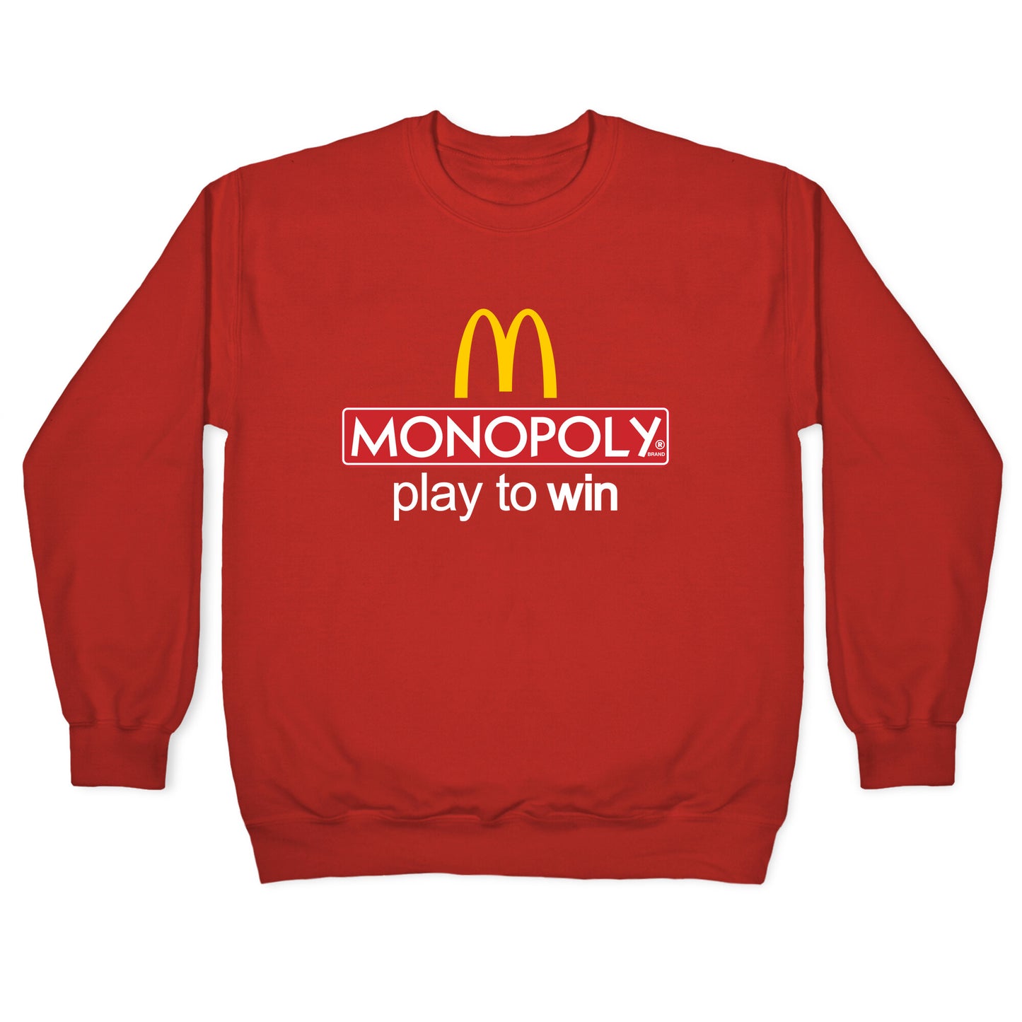 McDonalds Monopoly  Crewneck Sweatshirt