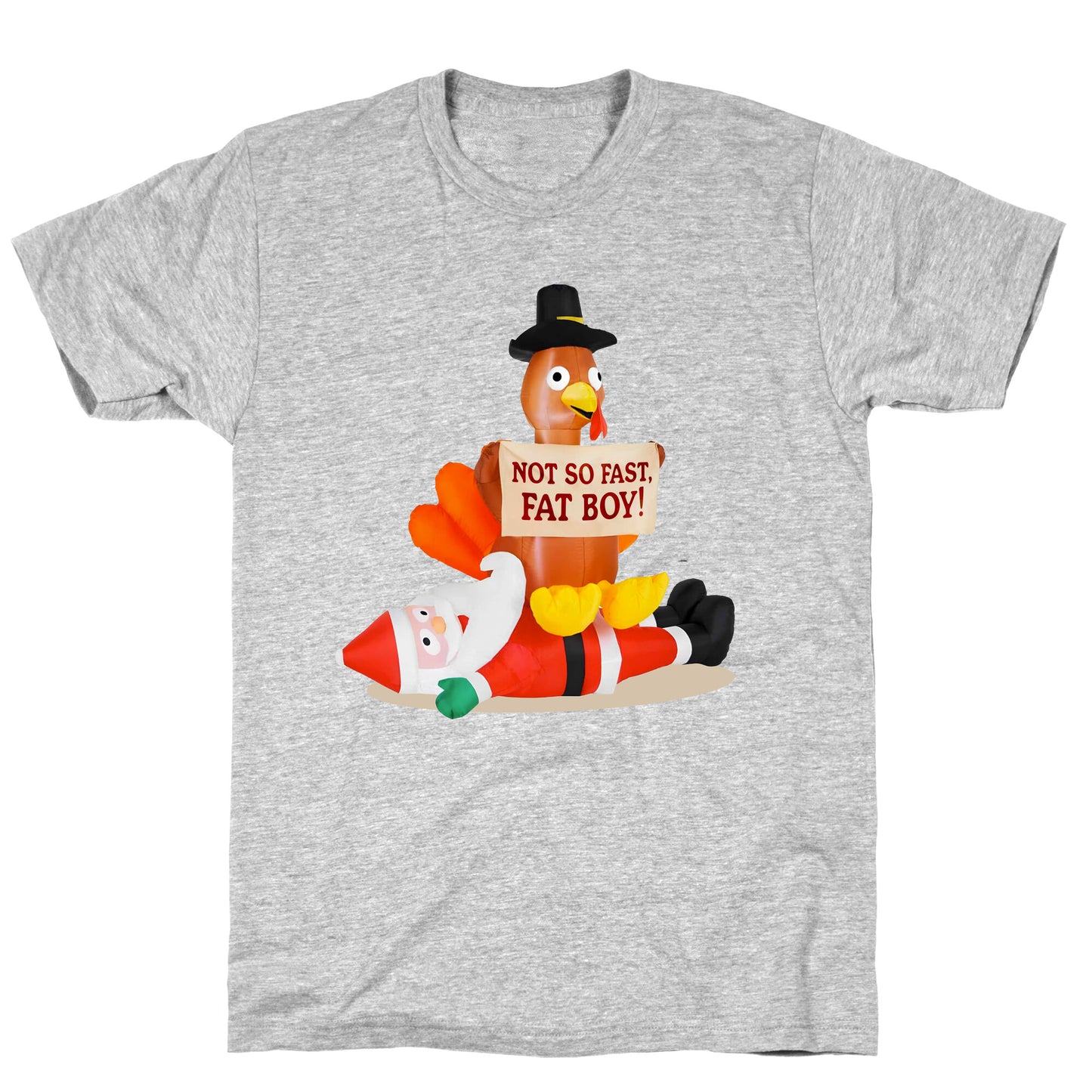 Santa Versus Turkey T-Shirt