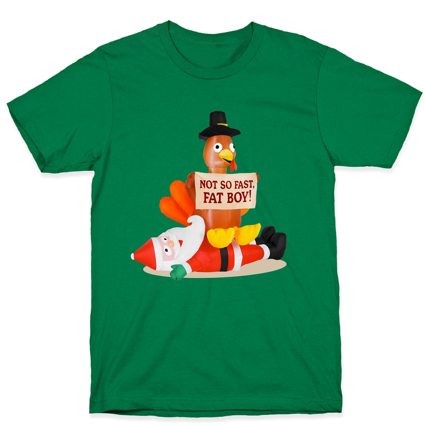 Santa Versus Turkey T-Shirt