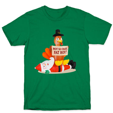 Santa Versus Turkey T-Shirt