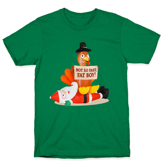 Santa Versus Turkey T-Shirt