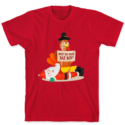 Santa Versus Turkey T-Shirt