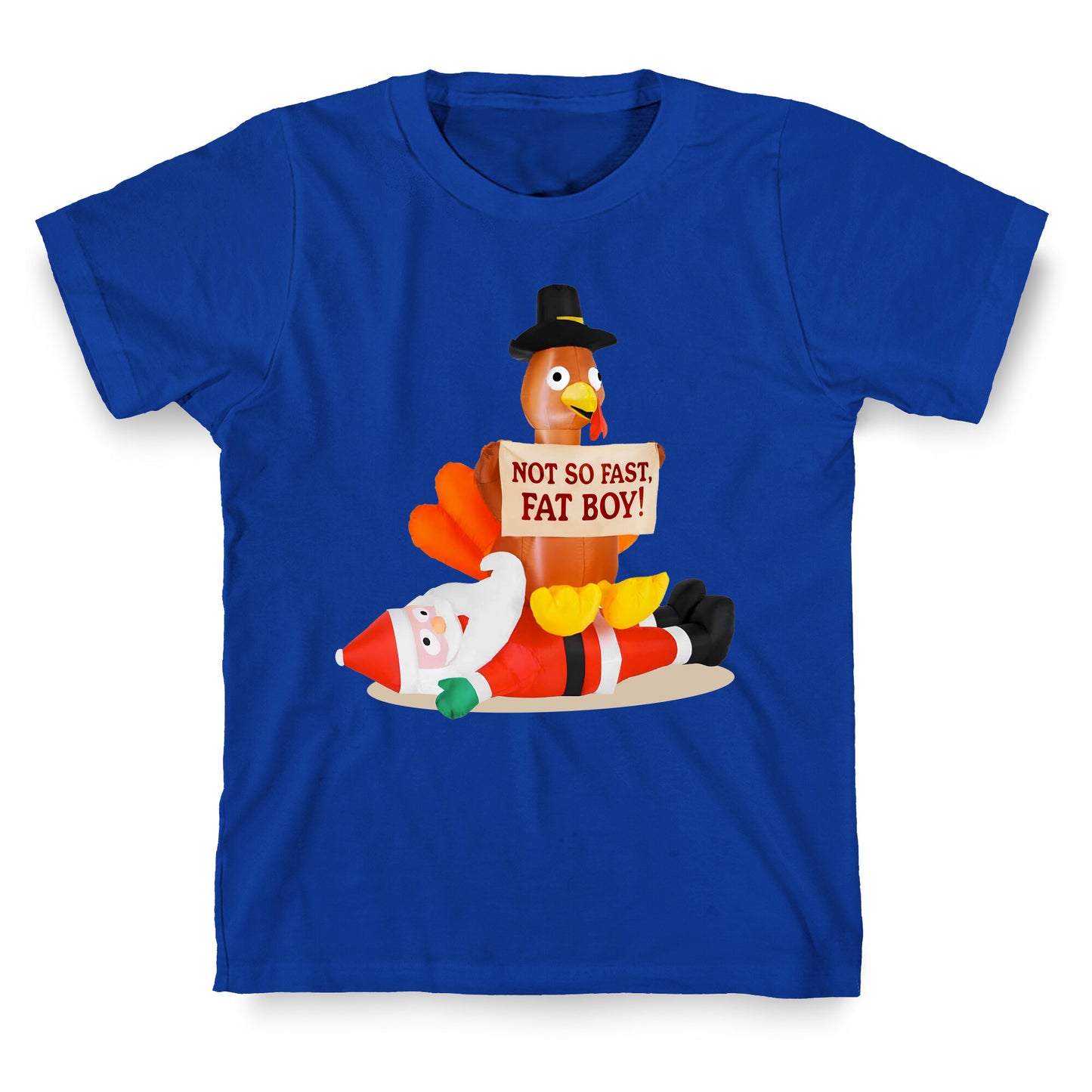 Santa Versus Turkey T-Shirt