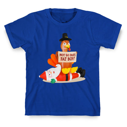 Santa Versus Turkey T-Shirt