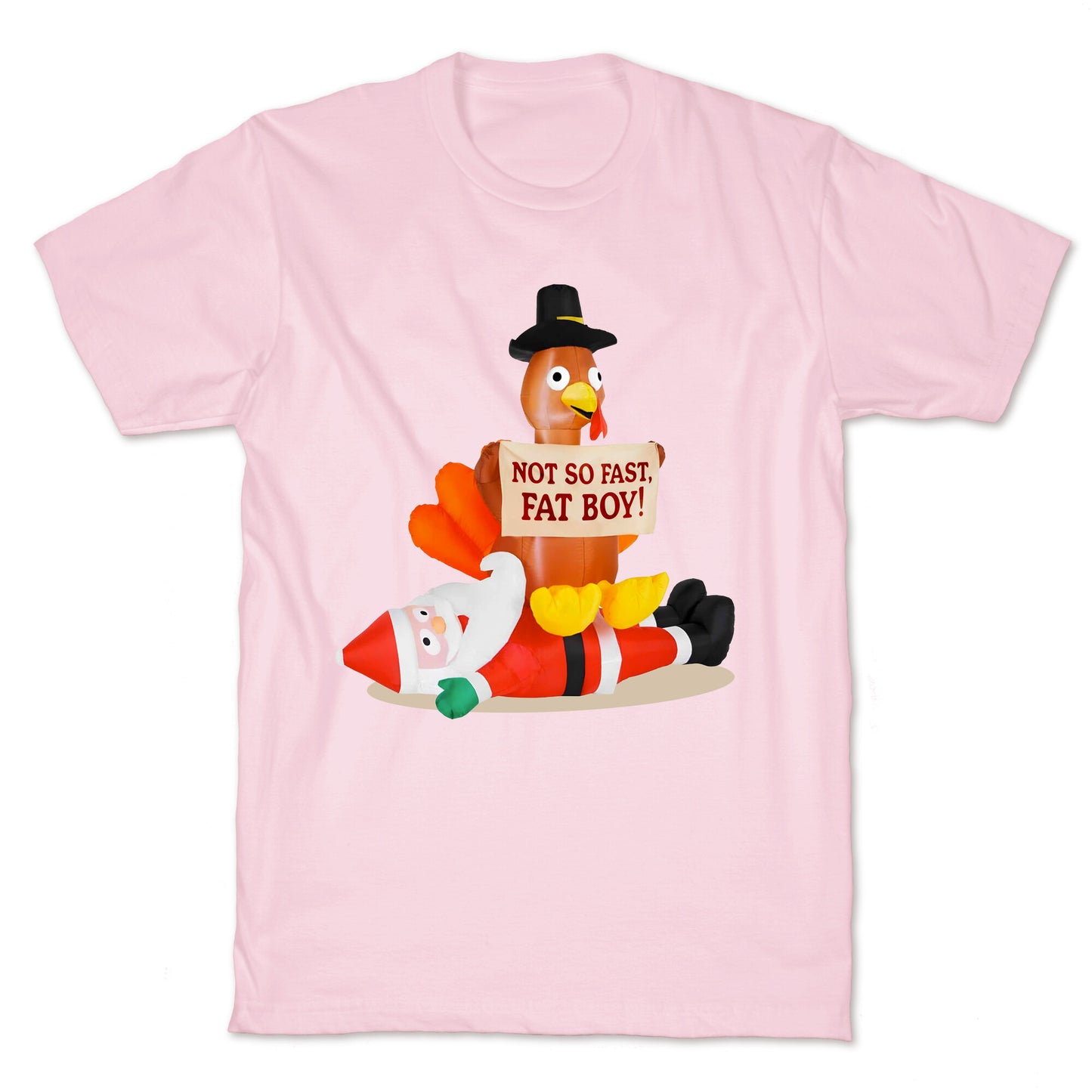 Santa Versus Turkey T-Shirt
