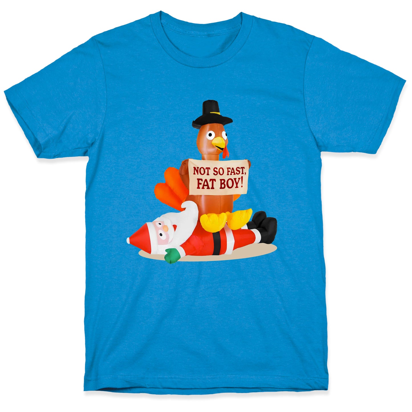 Santa Versus Turkey T-Shirt