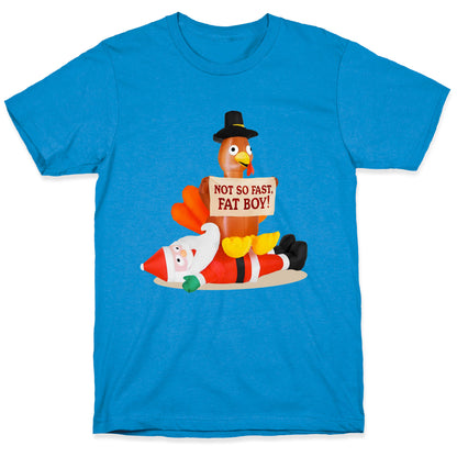Santa Versus Turkey T-Shirt