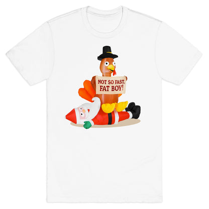 Santa Versus Turkey T-Shirt