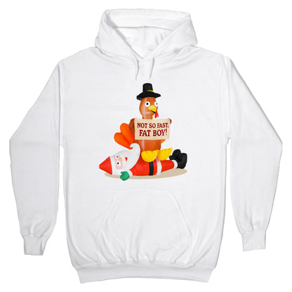 Santa Versus Turkey Hoodie