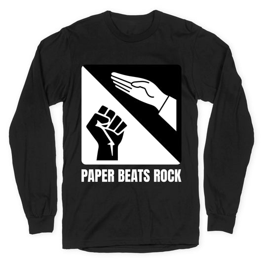 Paper Beats Rock Longsleeve Tee