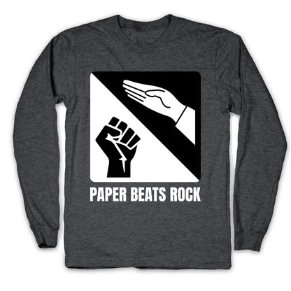 Paper Beats Rock Longsleeve Tee