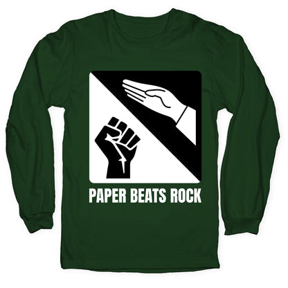 Paper Beats Rock Longsleeve Tee