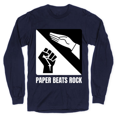 Paper Beats Rock Longsleeve Tee