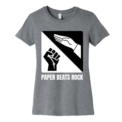 Paper Beats Rock Womens Cotton Tee