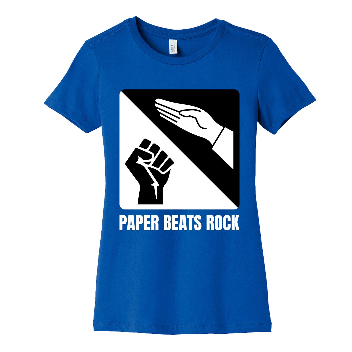 Paper Beats Rock Womens Cotton Tee