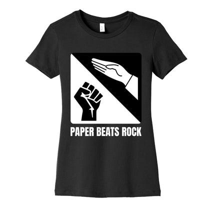 Paper Beats Rock Womens Cotton Tee