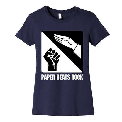 Paper Beats Rock Womens Cotton Tee