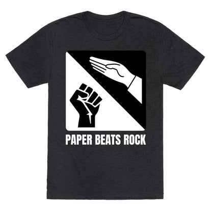 Paper Beats Rock Unisex Triblend Tee