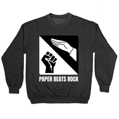 Paper Beats Rock Crewneck Sweatshirt
