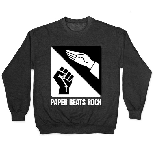 Paper Beats Rock Crewneck Sweatshirt