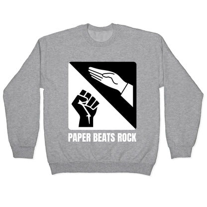 Paper Beats Rock Crewneck Sweatshirt