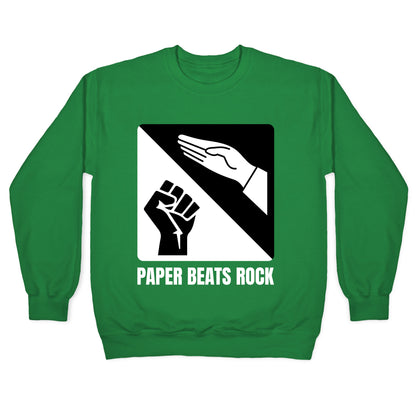 Paper Beats Rock Crewneck Sweatshirt
