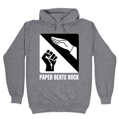 Paper Beats Rock Hoodie
