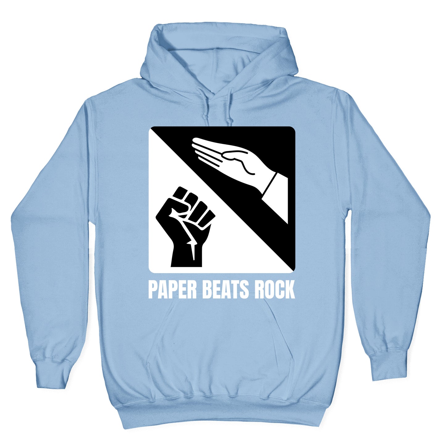 Paper Beats Rock Hoodie