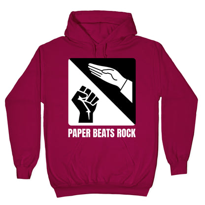 Paper Beats Rock Hoodie