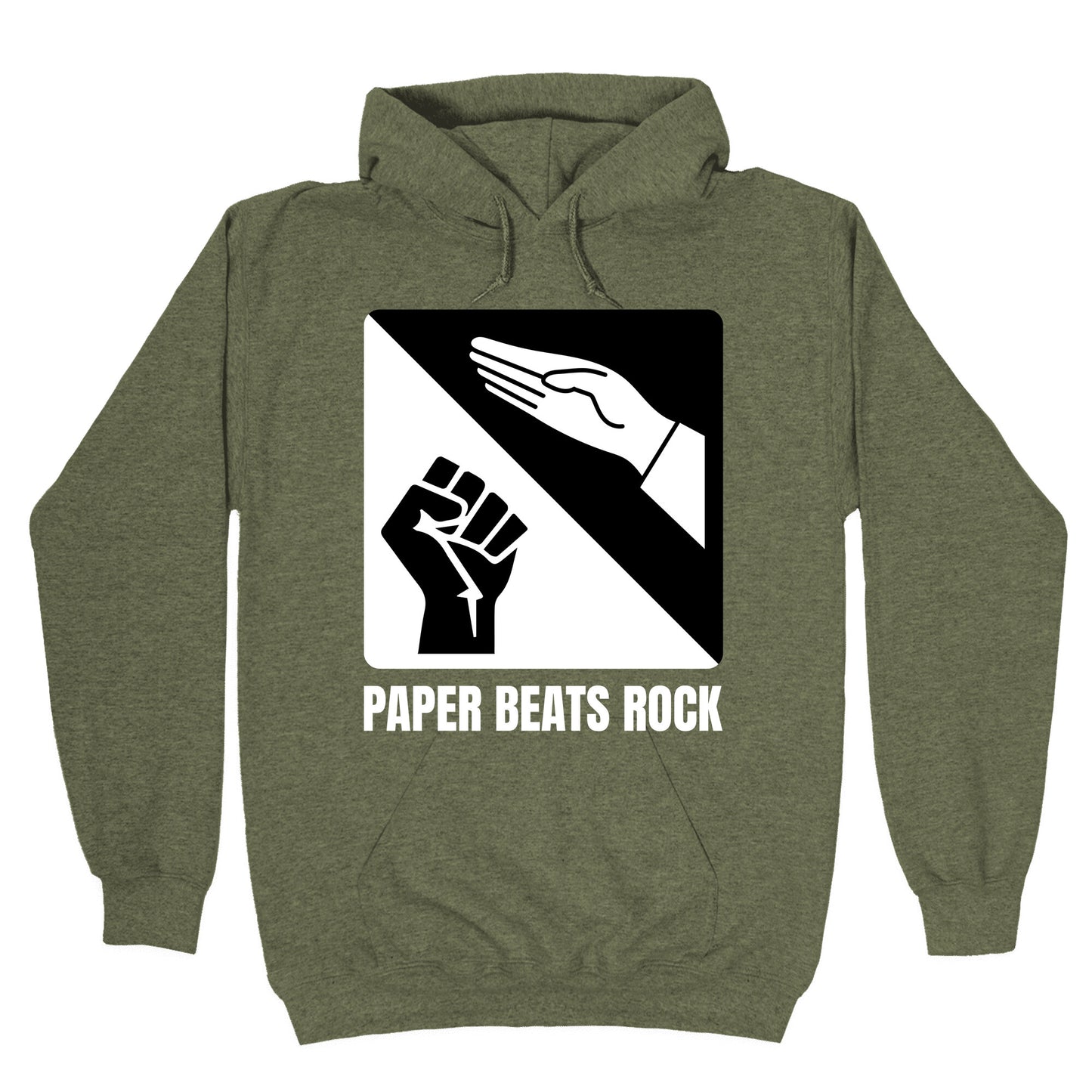 Paper Beats Rock Hoodie