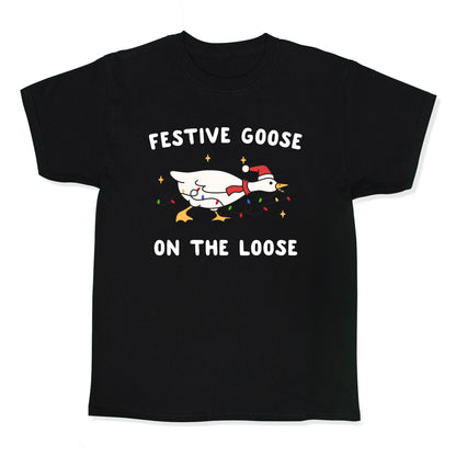 Festive Goose Kids Tee