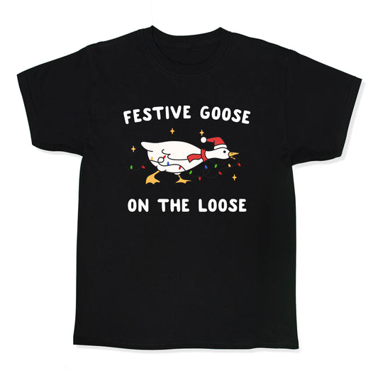 Festive Goose Kids Tee