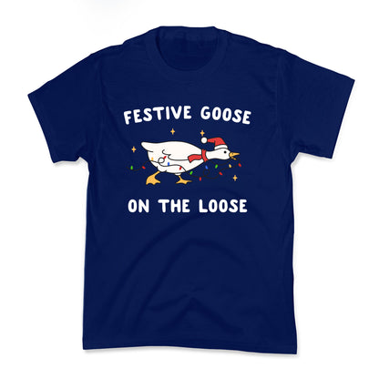 Festive Goose Kids Tee