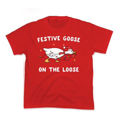 Festive Goose Kids Tee