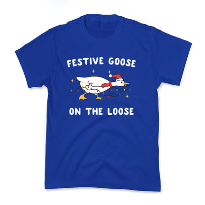 Festive Goose Kids Tee