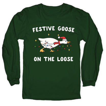 Festive Goose Longsleeve Tee