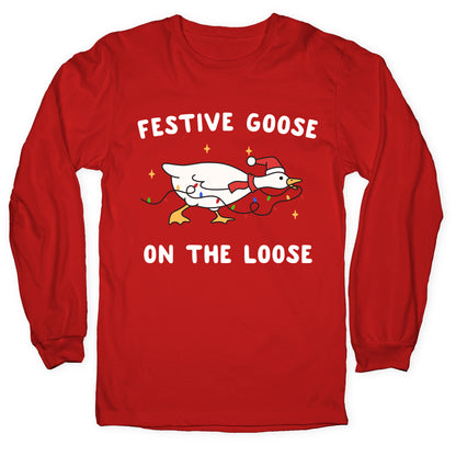 Festive Goose Longsleeve Tee