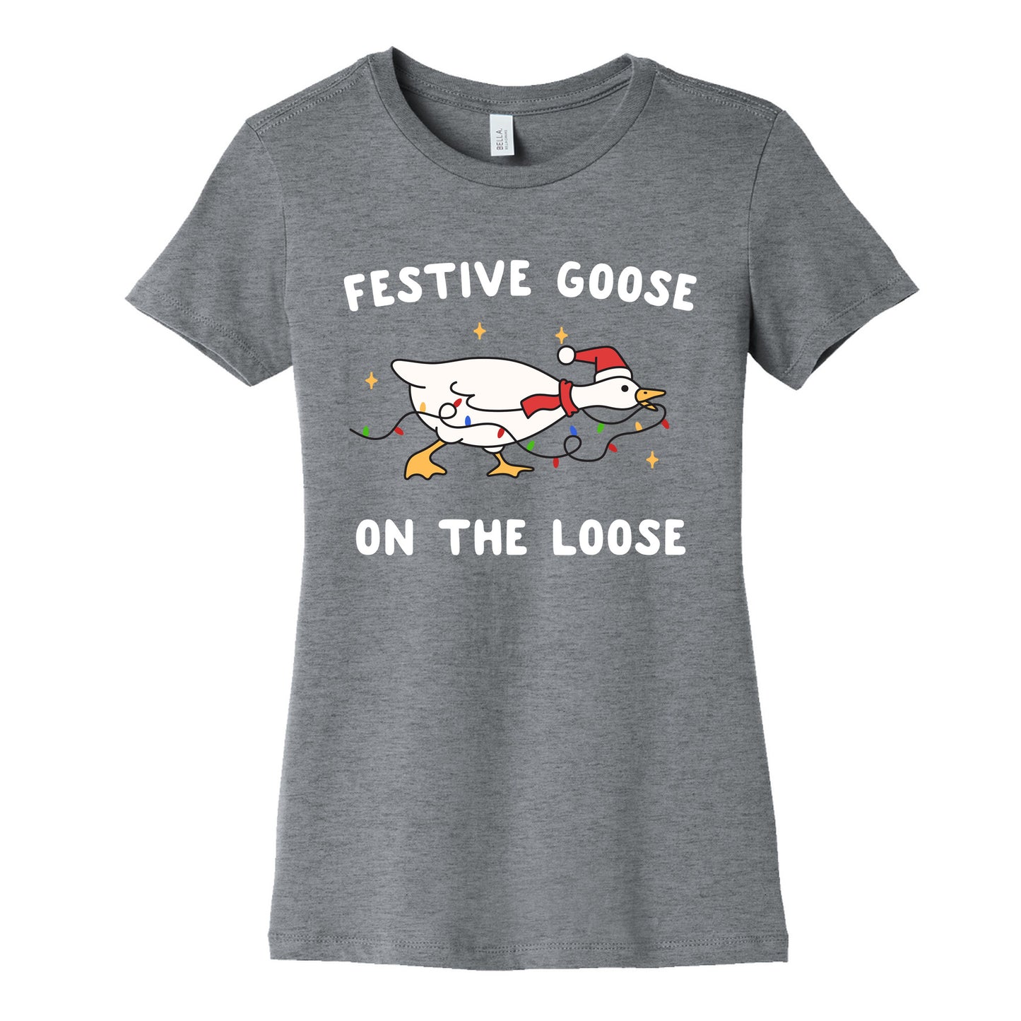 Festive Goose Womens Cotton Tee