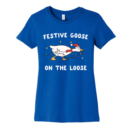 Festive Goose Womens Cotton Tee