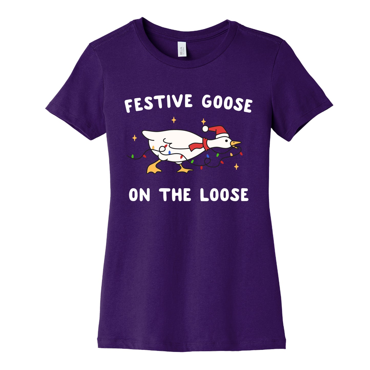 Festive Goose Womens Cotton Tee