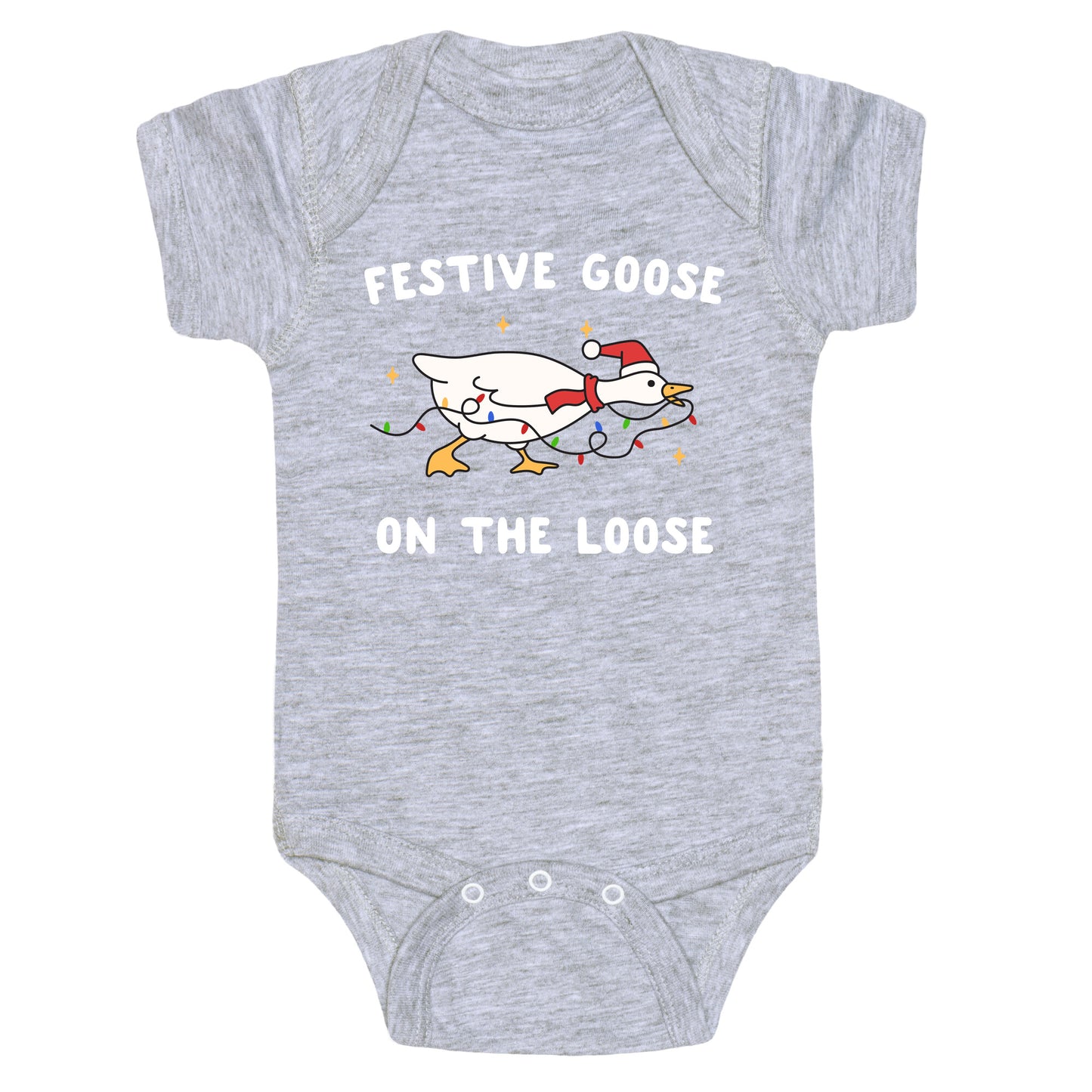 Festive Goose Baby One-Piece