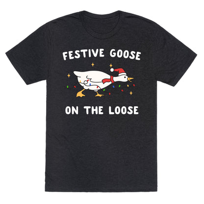 Festive Goose Unisex Triblend Tee