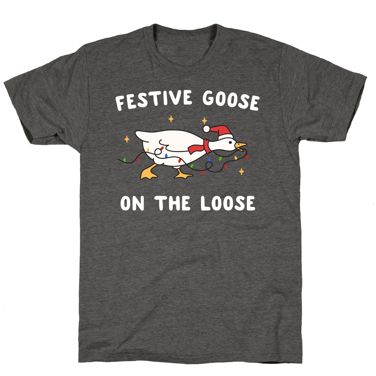 Festive Goose Unisex Triblend Tee